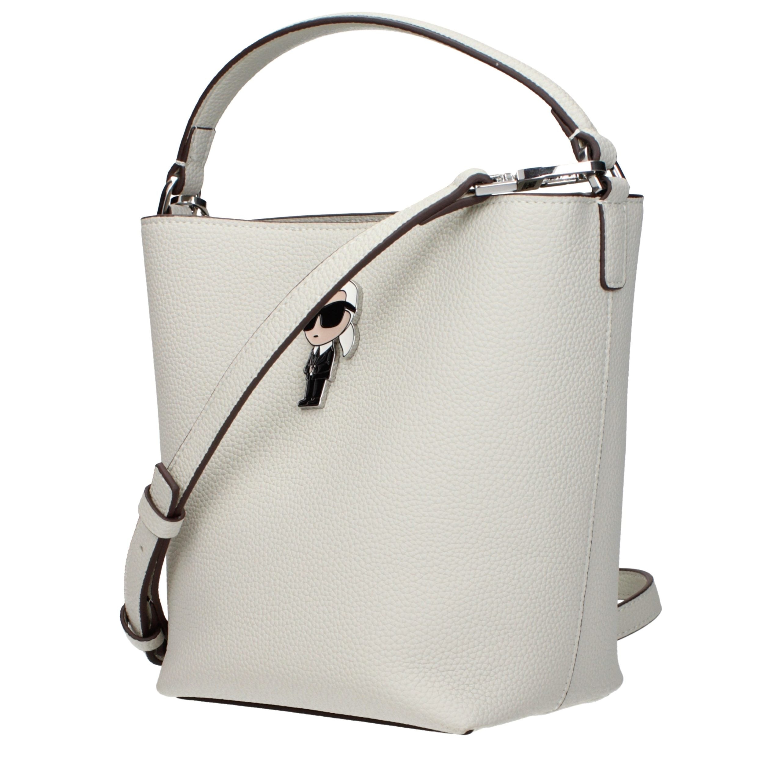 Karl Lagerfeld Gray Leather Women's Handbag