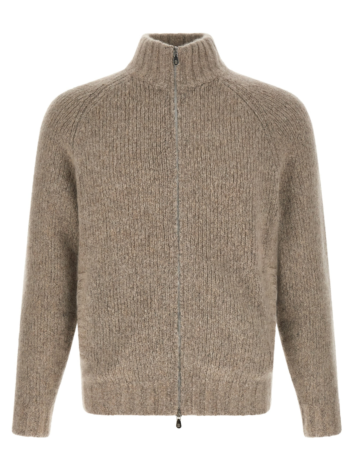 Brunello Cucinelli Beige Cashmere Men's Cardigan