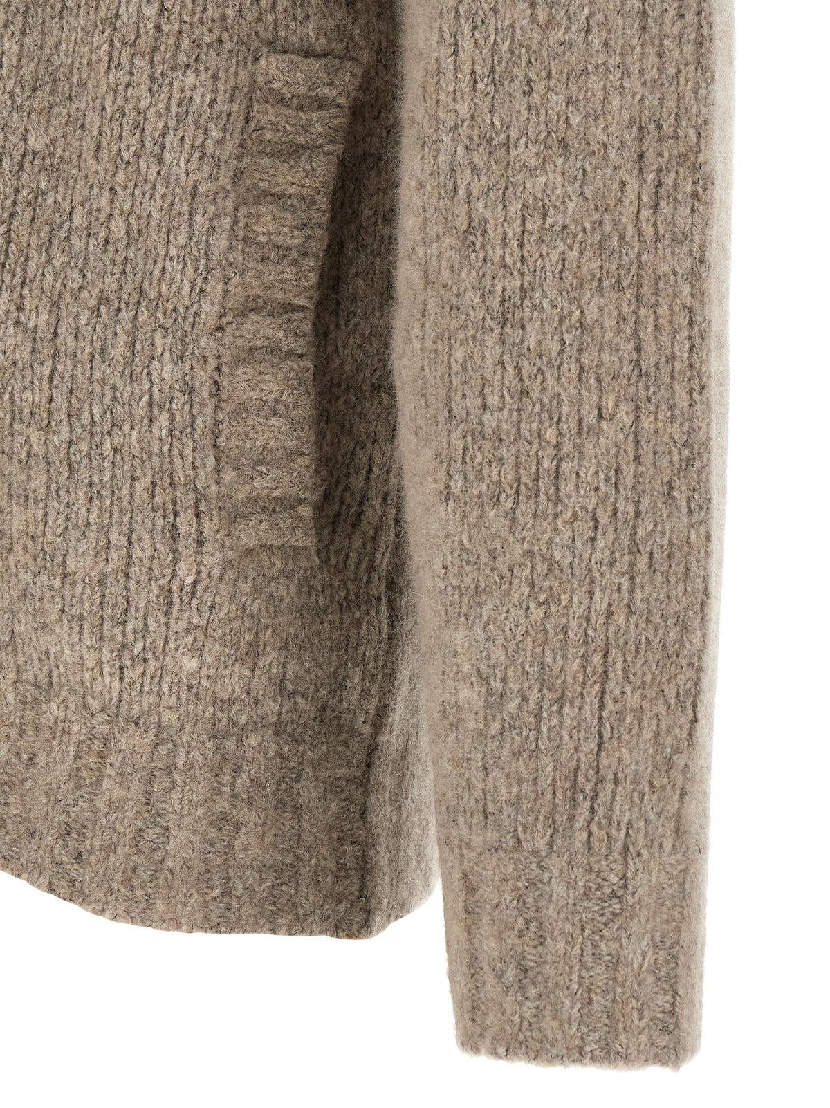Brunello Cucinelli Beige Cashmere Men's Cardigan