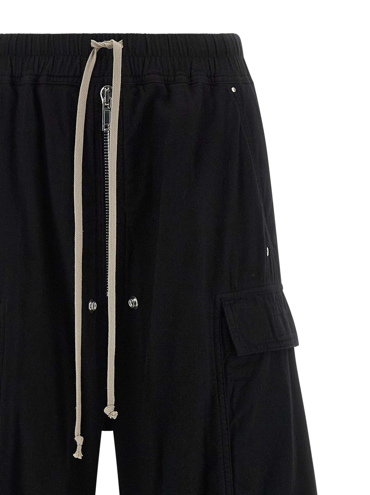 DRKSHDW Black Cotton Cargo Women's Pants