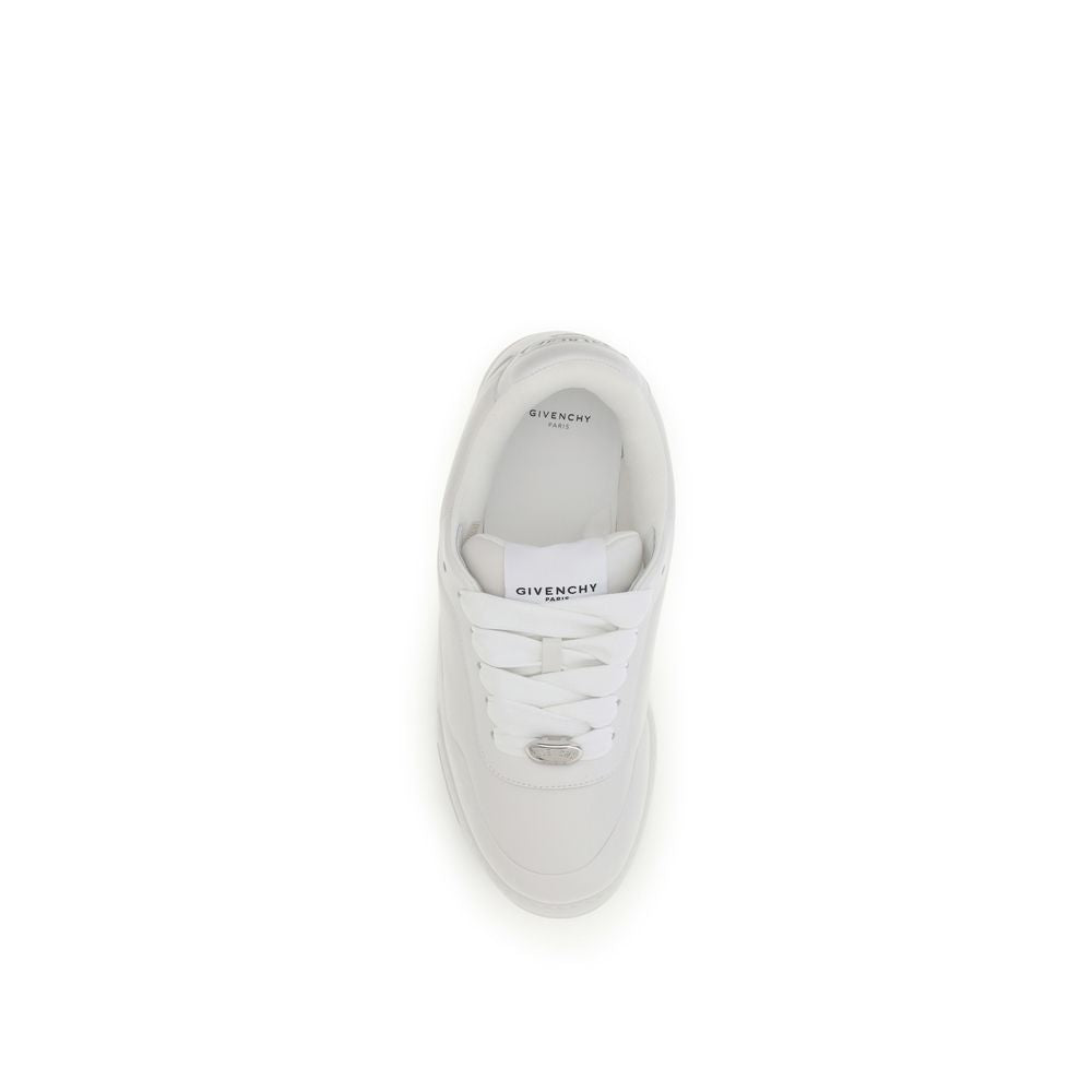 Givenchy White Calf Leather Bos Taurus Men's Sneakers