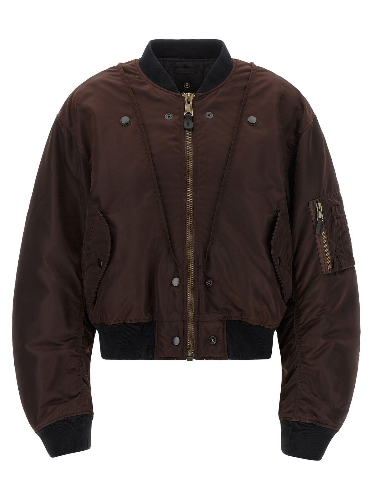 Maison Margiela Brown Polyamide Women's Bomber