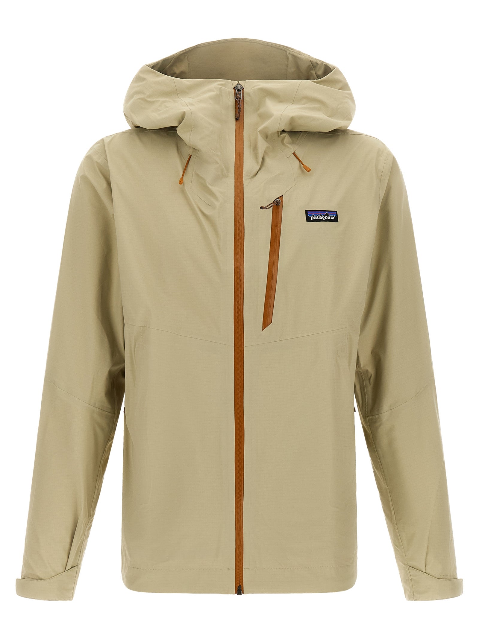 PATAGONIA Beige Nylon Shell Men's Jacket
