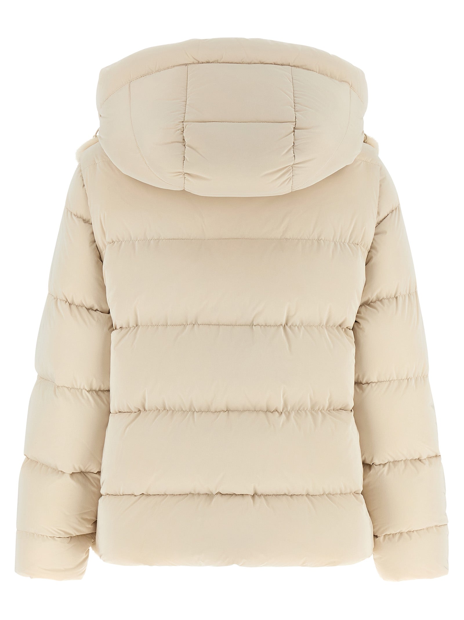 MooRER White Wool Shell Women's Jacket