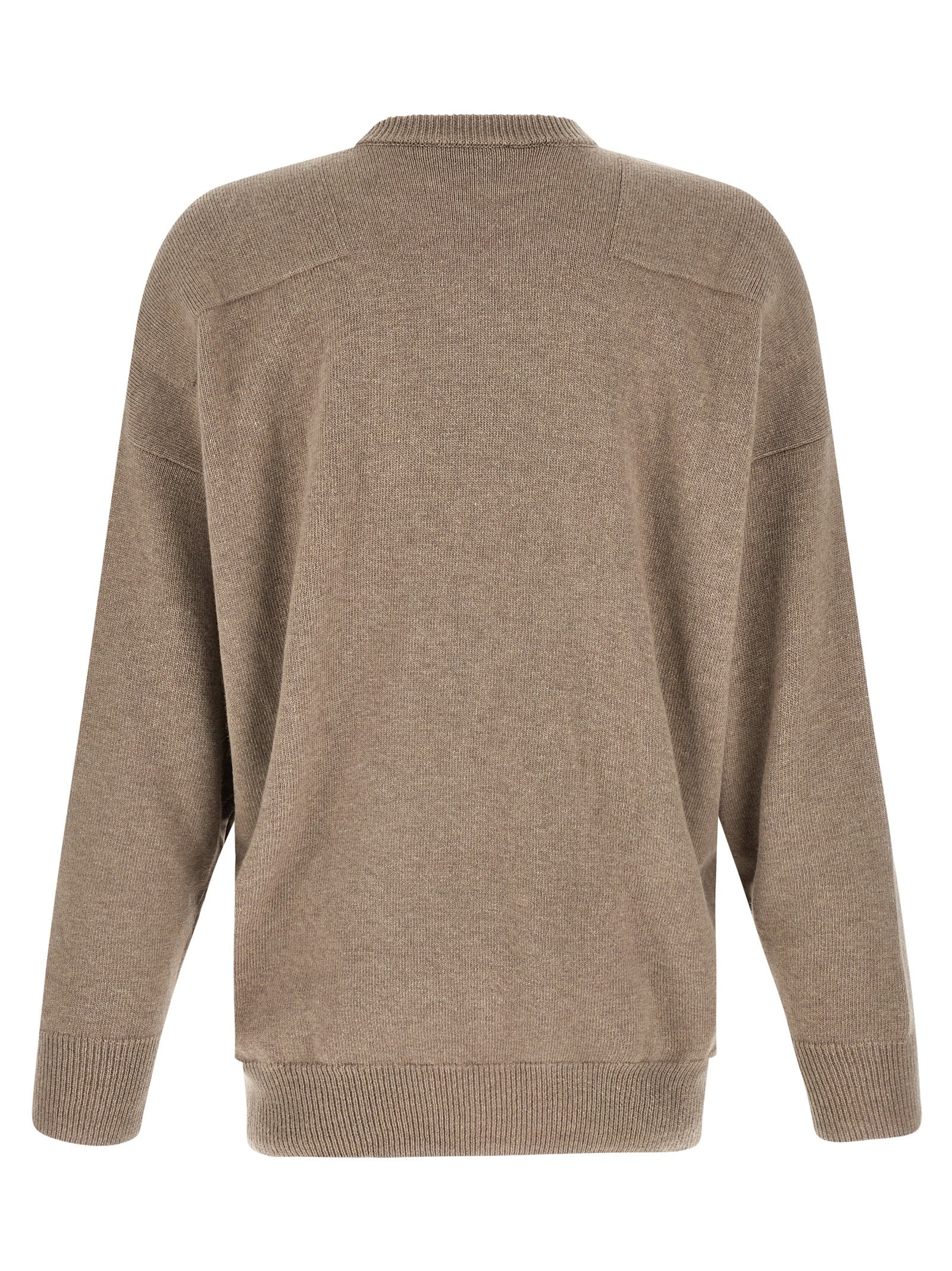 Jil Sander Beige Wool Men's Cardigan