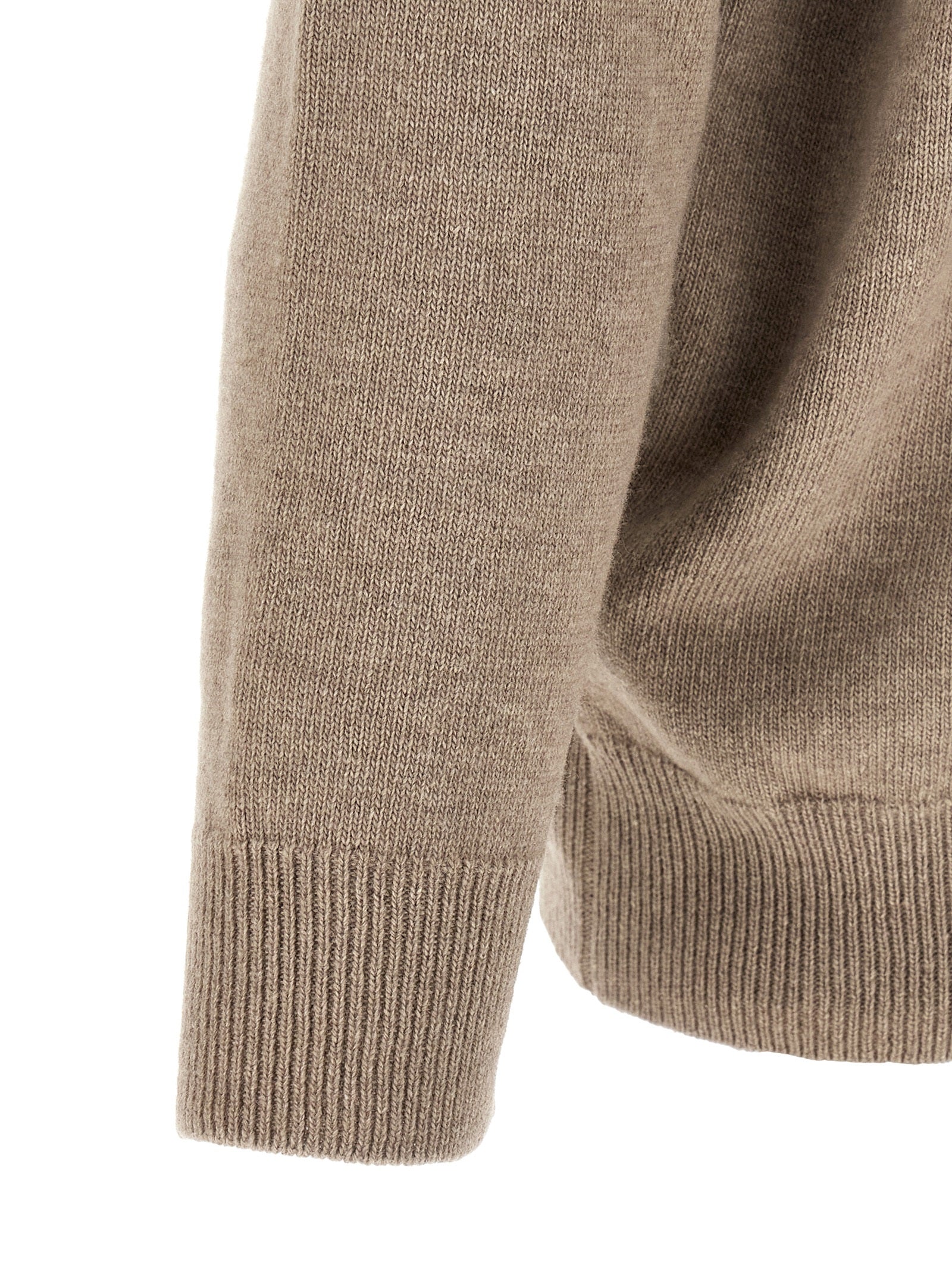 Jil Sander Beige Wool Men's Cardigan