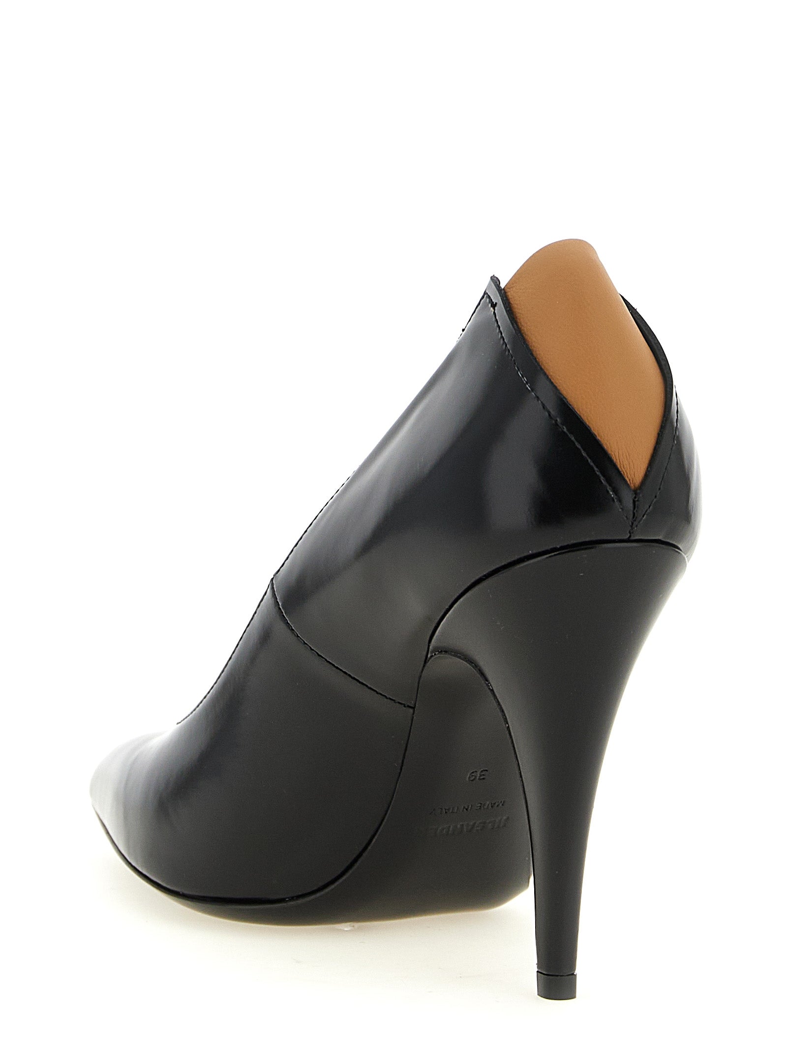 Jil Sander Black Calfskin High Heel Women's Pumps
