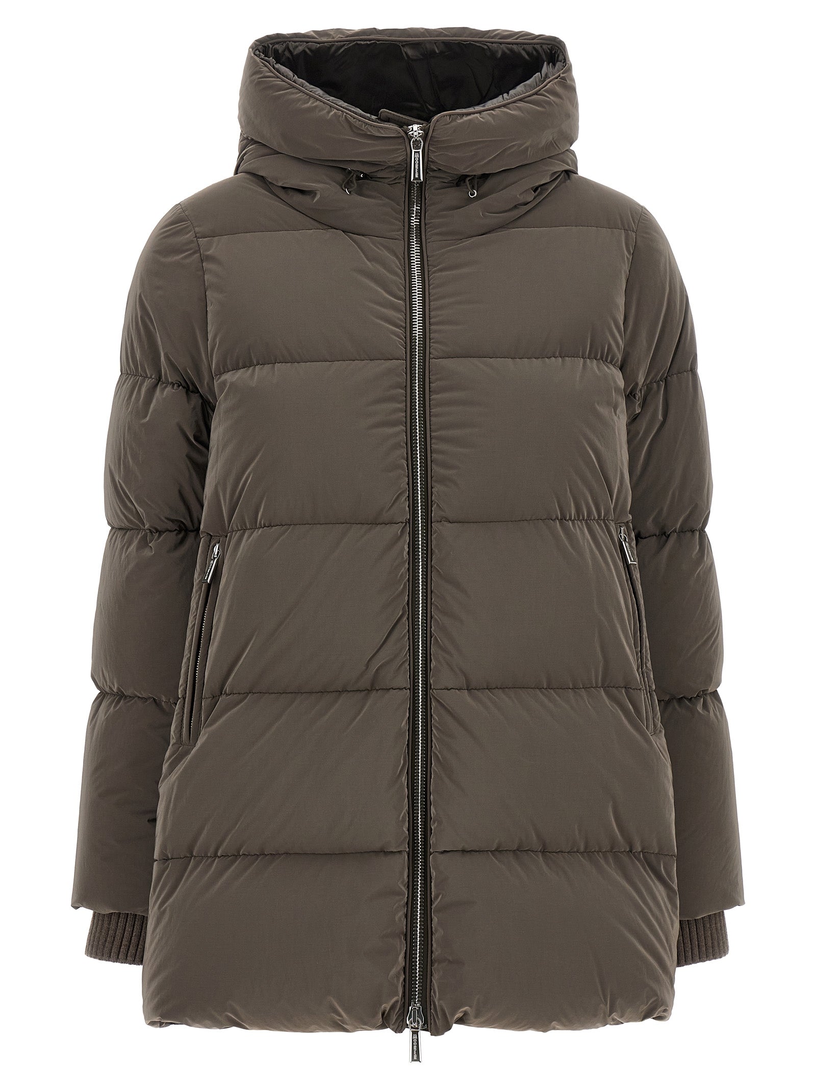 MooRER Brown Wool Full-Length Women's Jacket