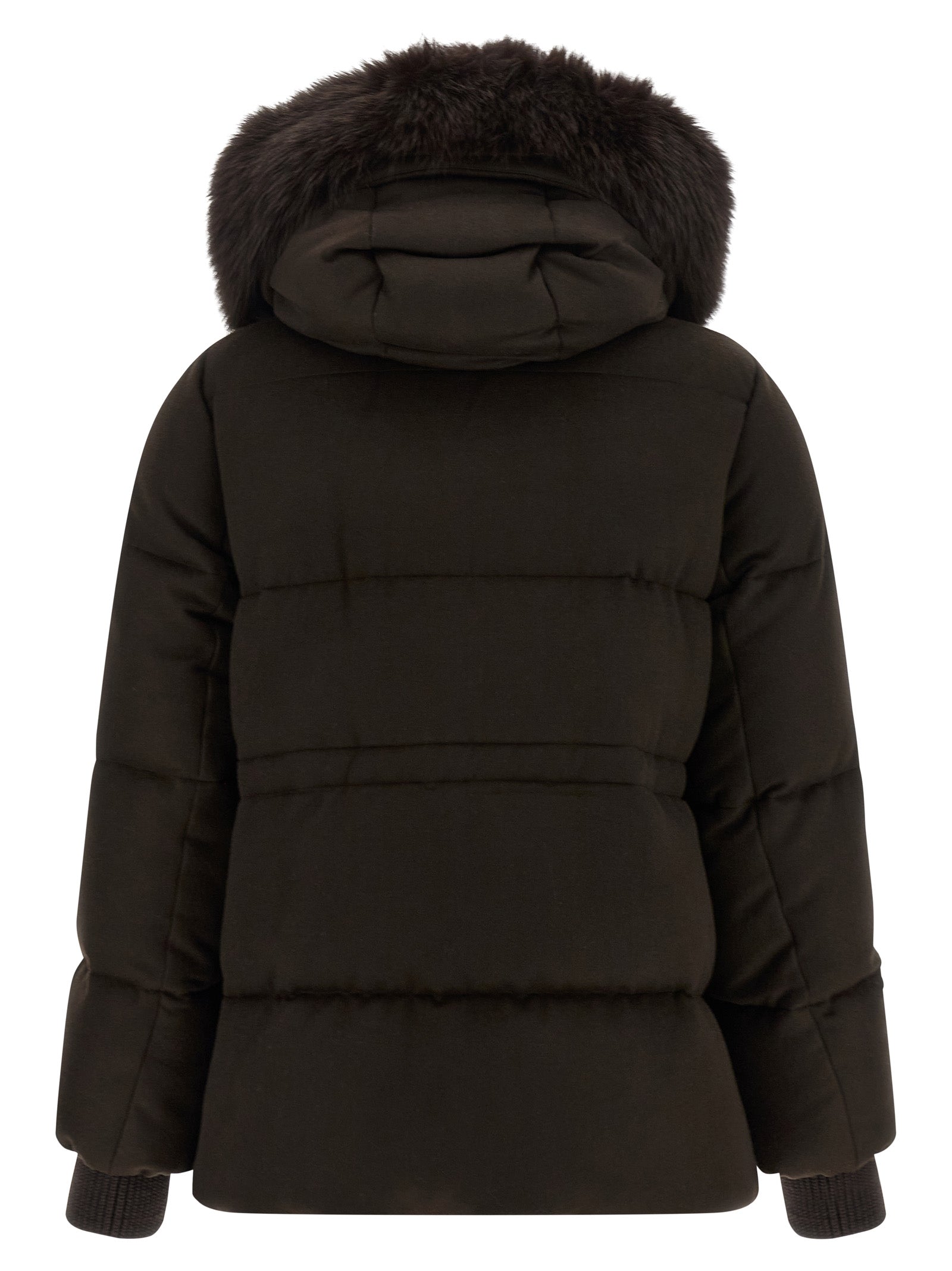 MooRER Brown Wool Full-Length Women's Jacket