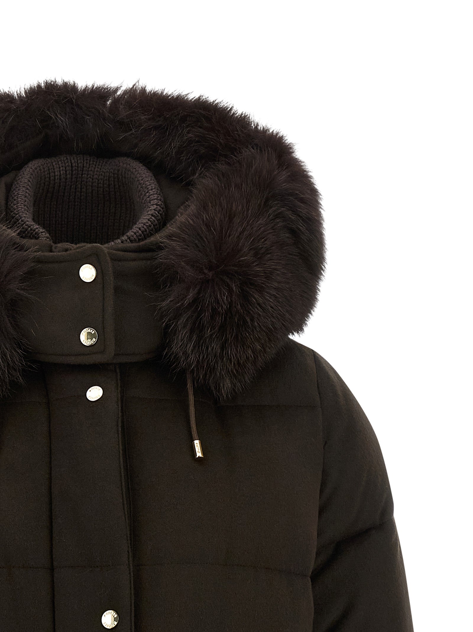 MooRER Brown Wool Full-Length Women's Jacket