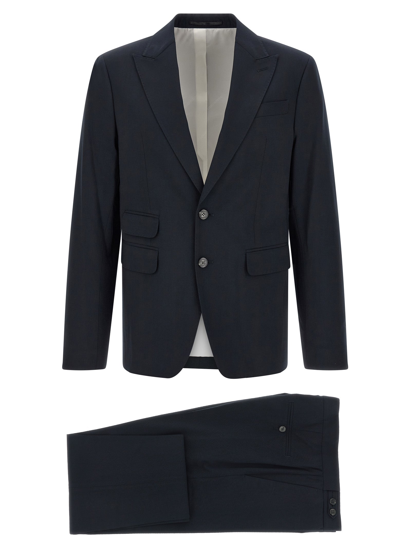 Dsquared² Blue Wool Men's Suit