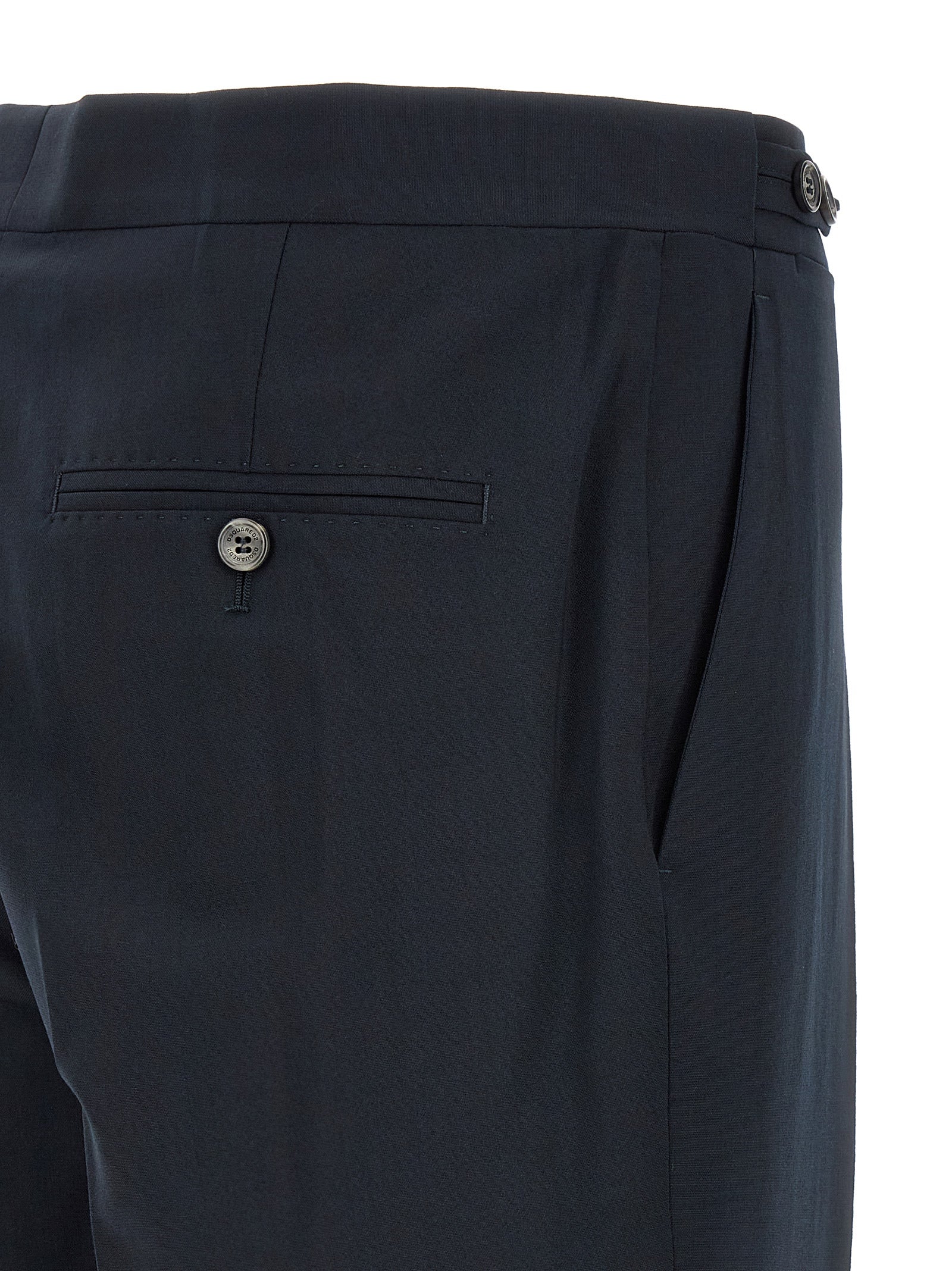 Dsquared² Blue Wool Men's Suit