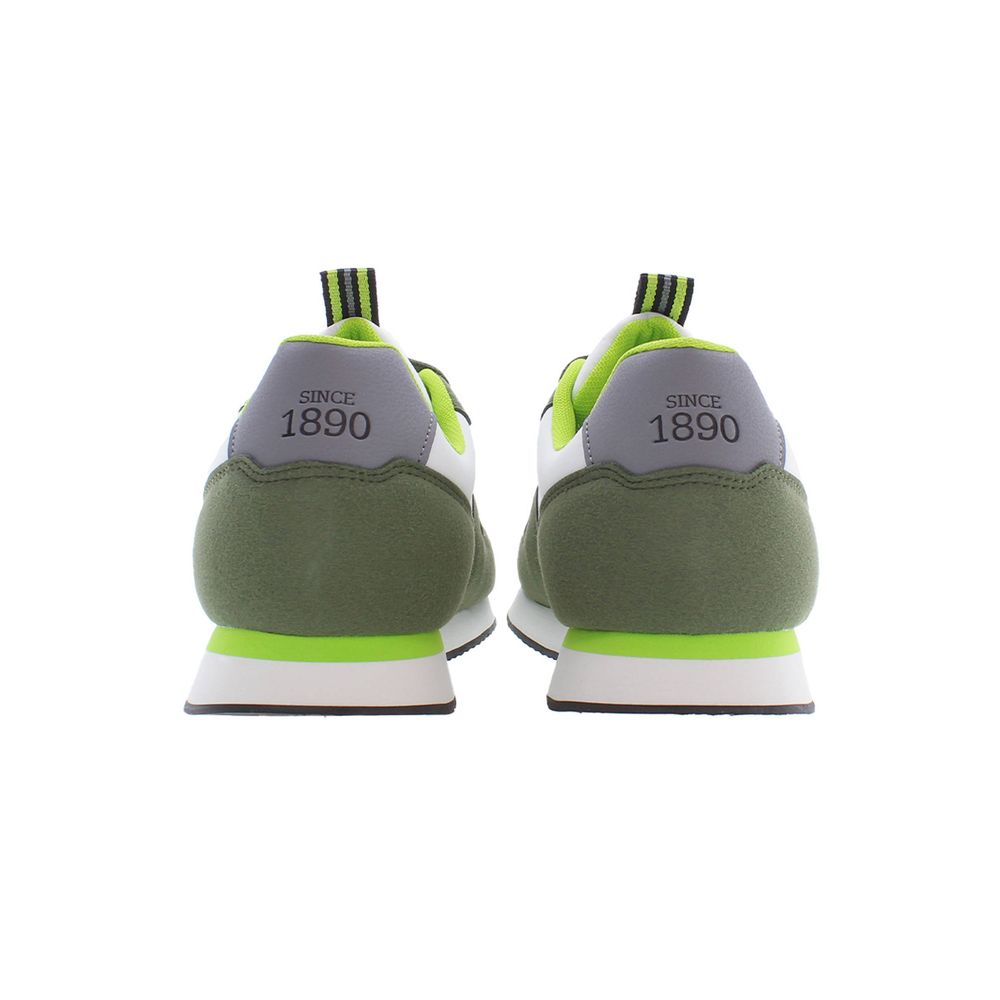U.S. POLO ASSN. Green Polyester Men's Men's Sneaker