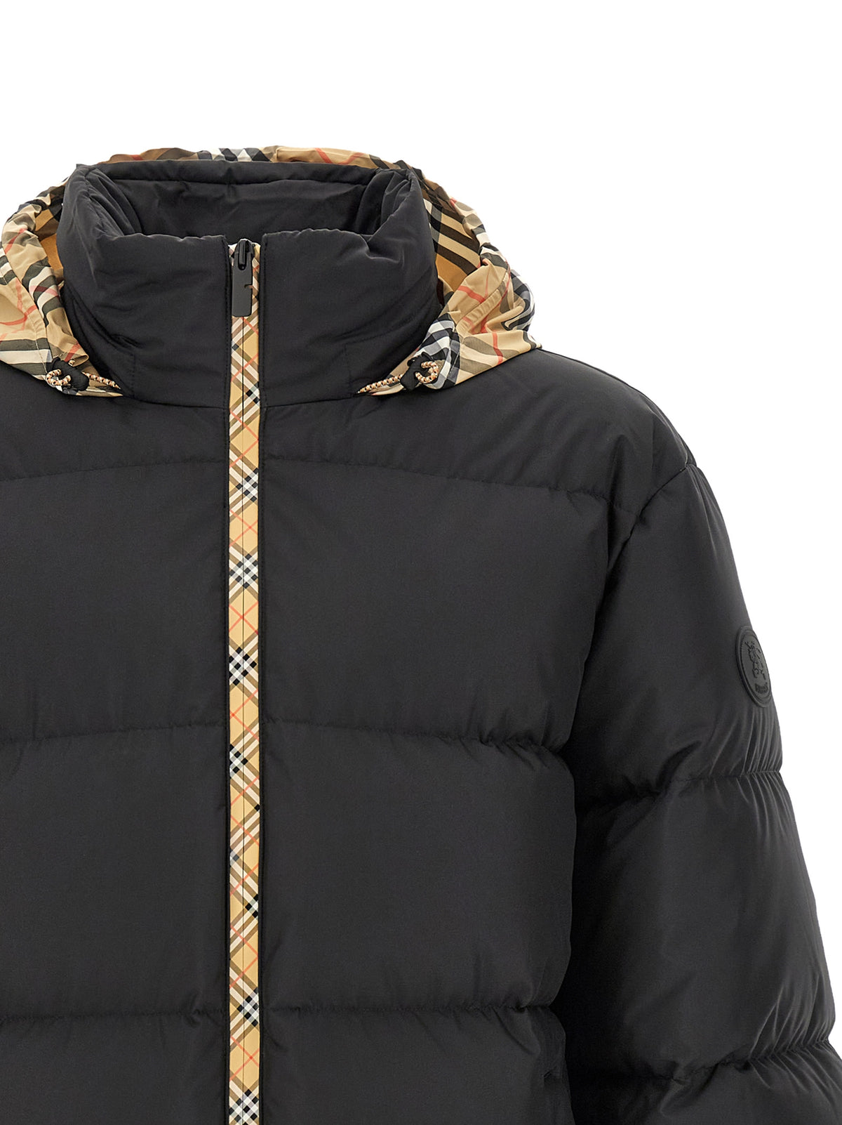 Burberry Black Polyester Men's Parka