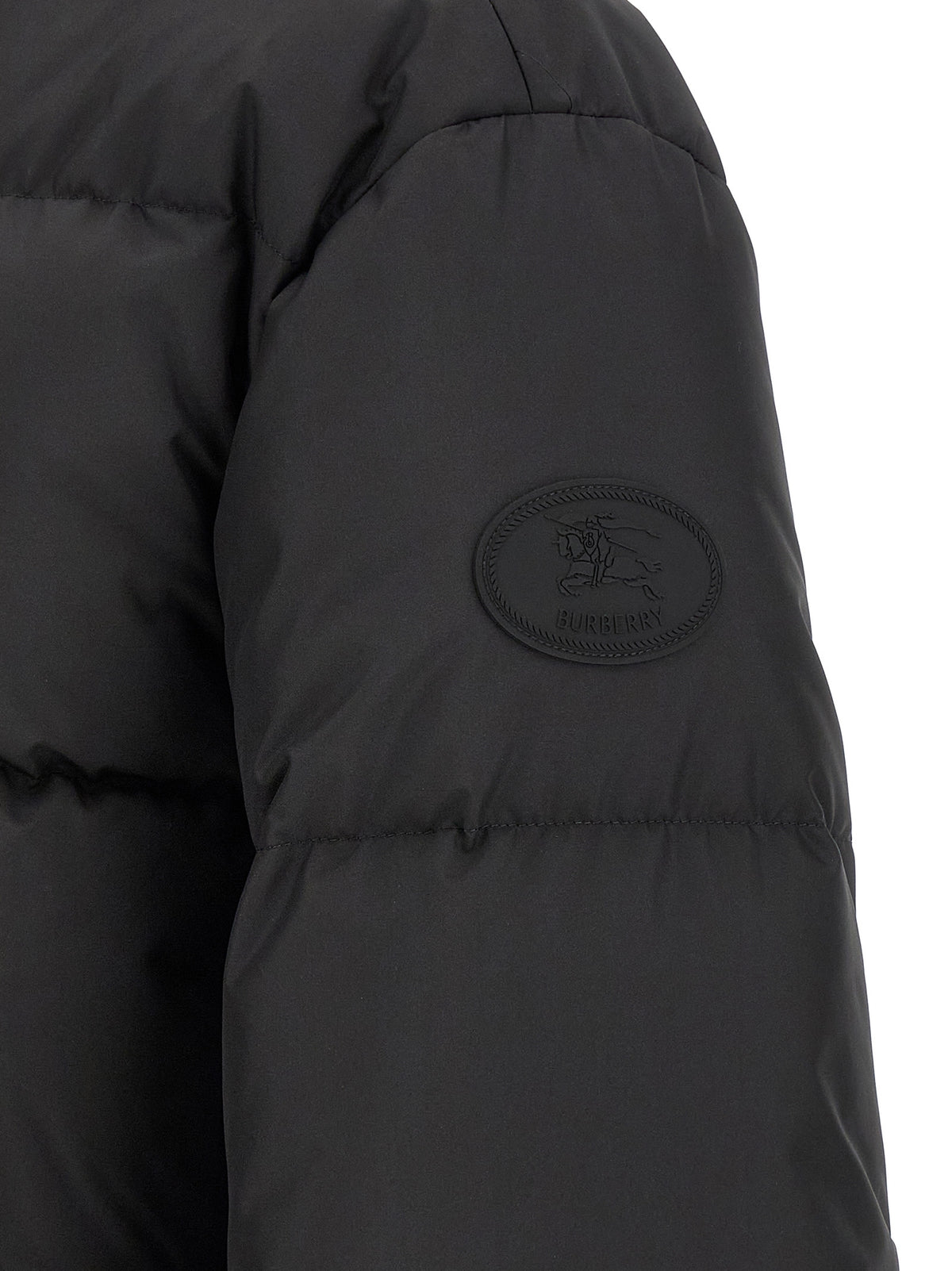 Burberry Black Polyester Men's Parka