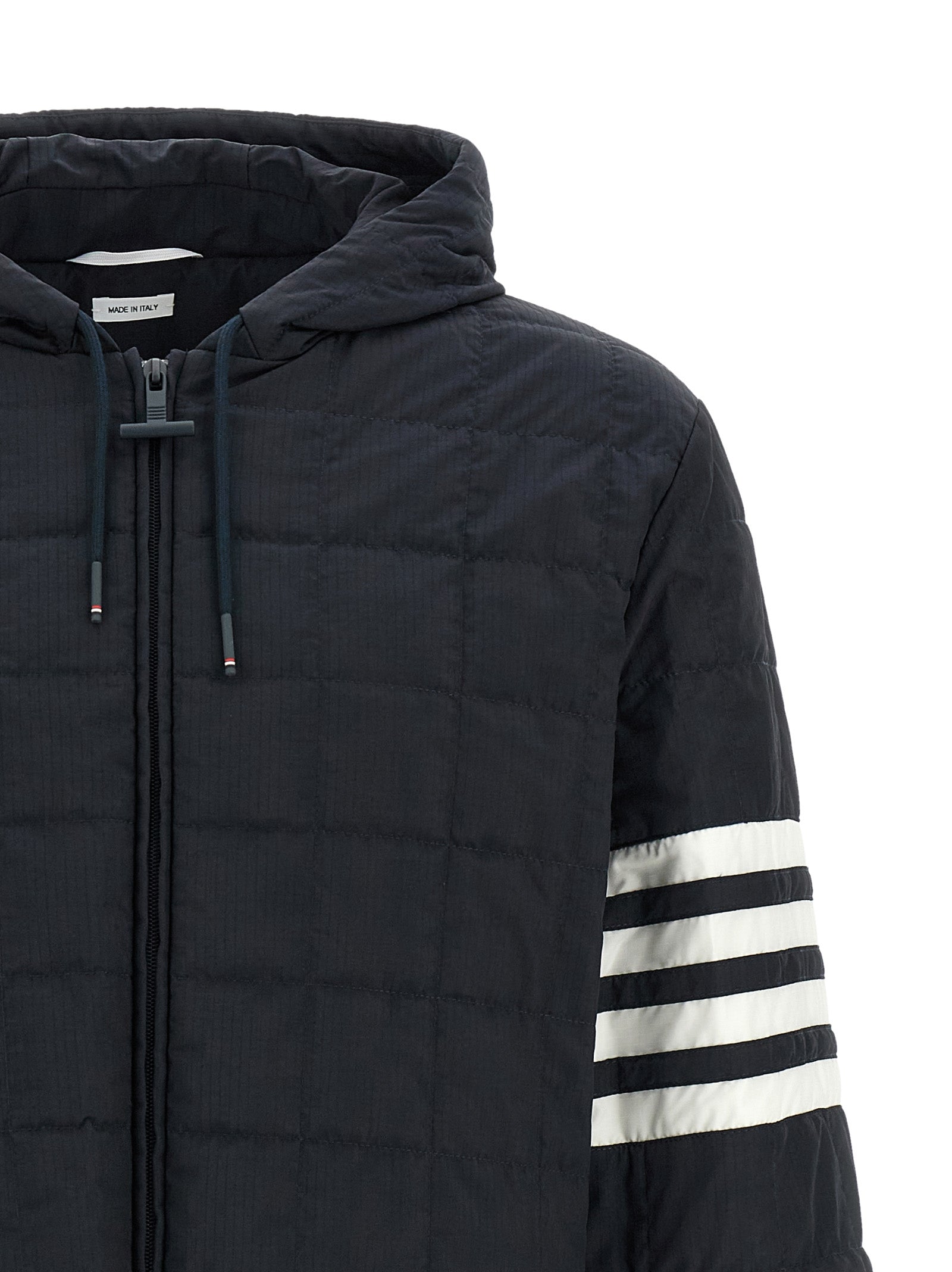 Thom Browne Blue Polyamide Shell Men's Jacket