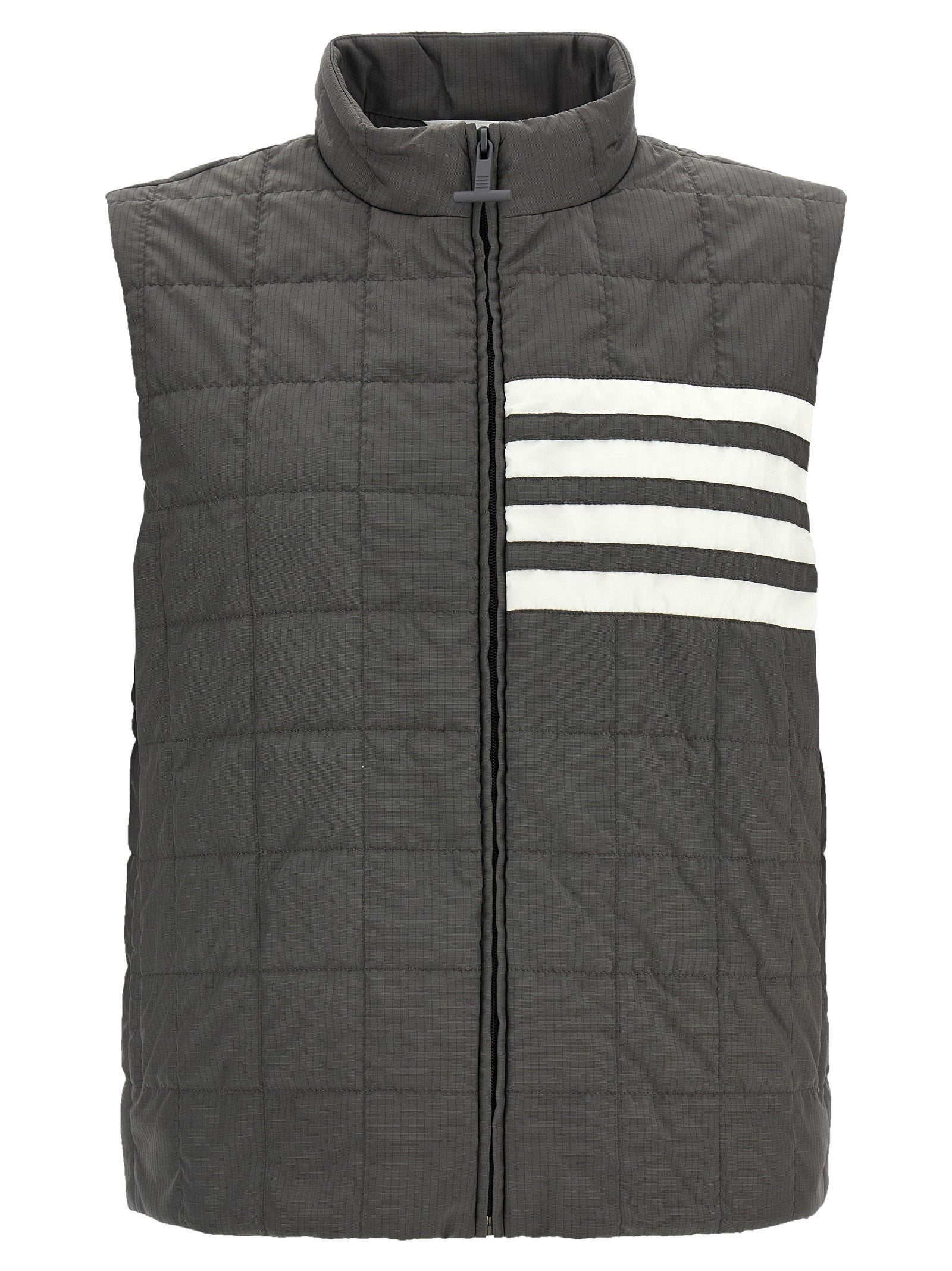 Thom Browne Gray Polyamide Sleeveless Men's Jacket