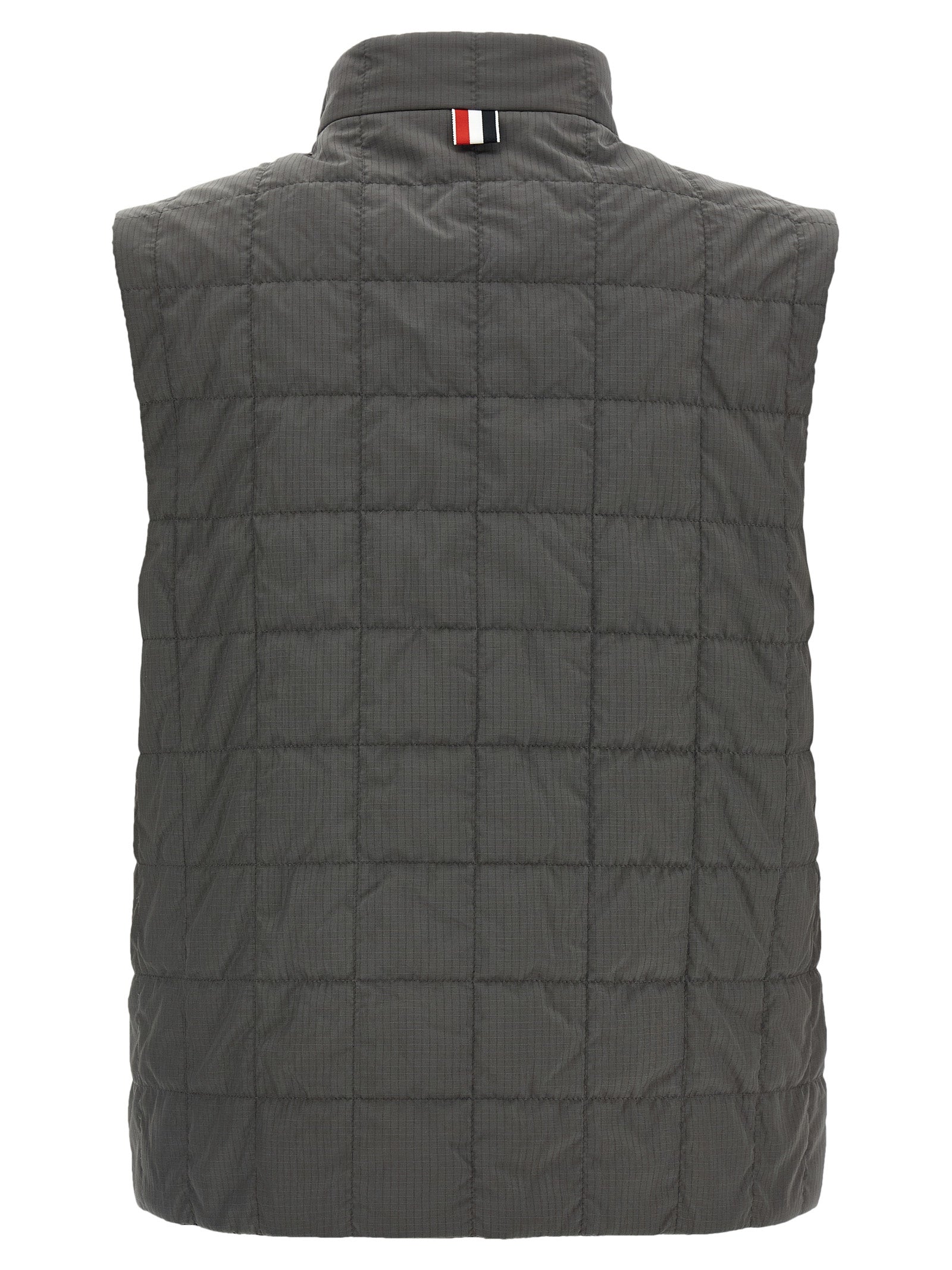 Thom Browne Gray Polyamide Sleeveless Men's Jacket