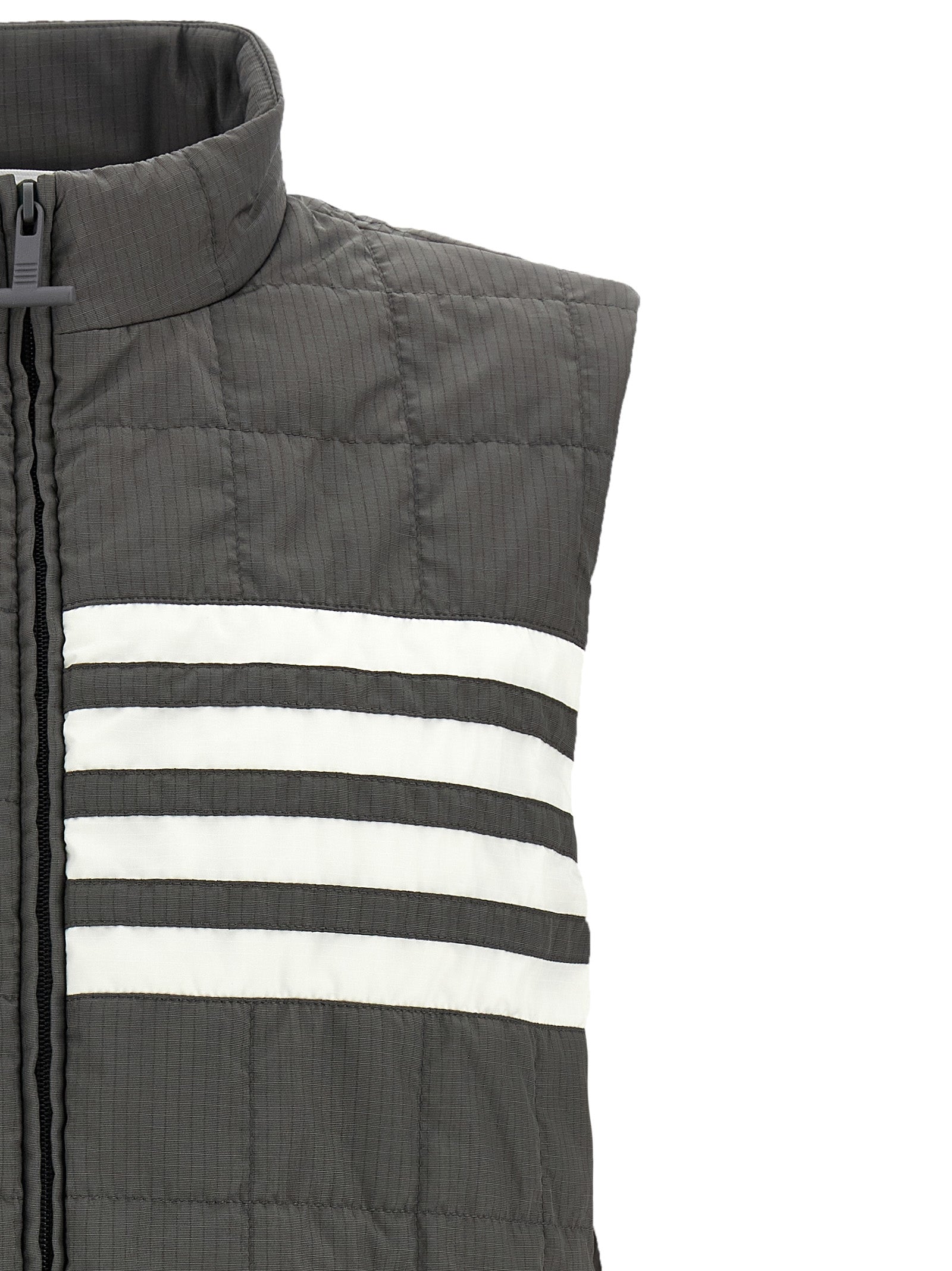 Thom Browne Gray Polyamide Sleeveless Men's Jacket