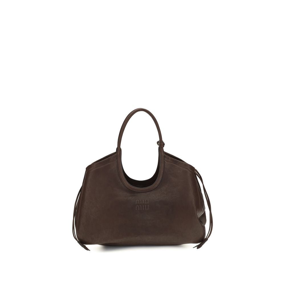 Miu Miu Brown Lamb Ovis Aries Women's Handbag