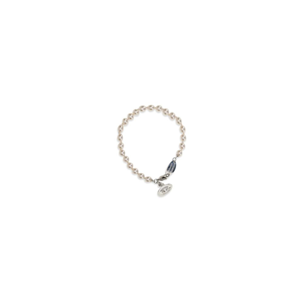 Vivienne Westwood Beige Brass Women's Bracelet