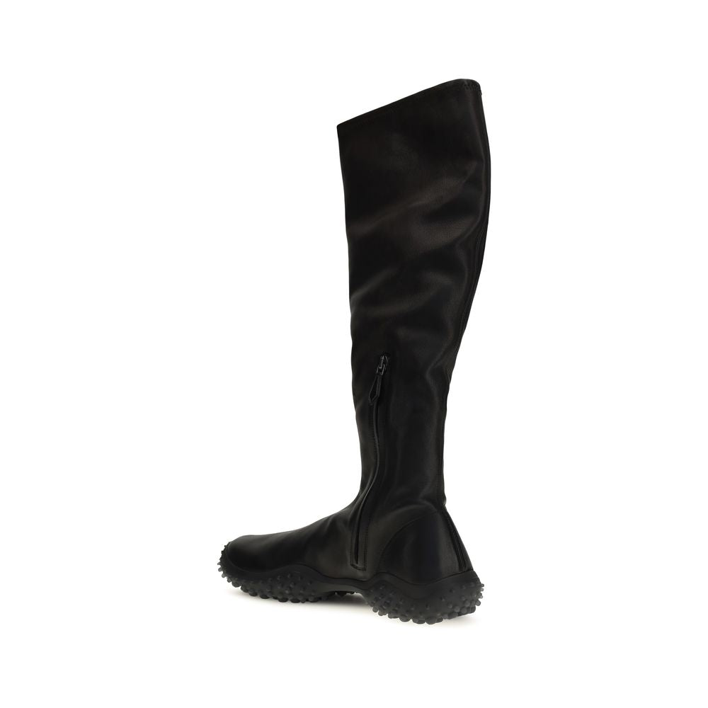 Miu Miu Black Lamb Ovis Aries Ankle Women's Boots