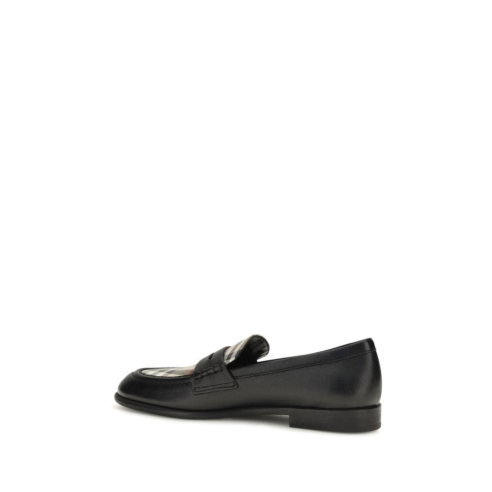 Burberry Black Lamb Ovis Aries Ballet Women's Flats