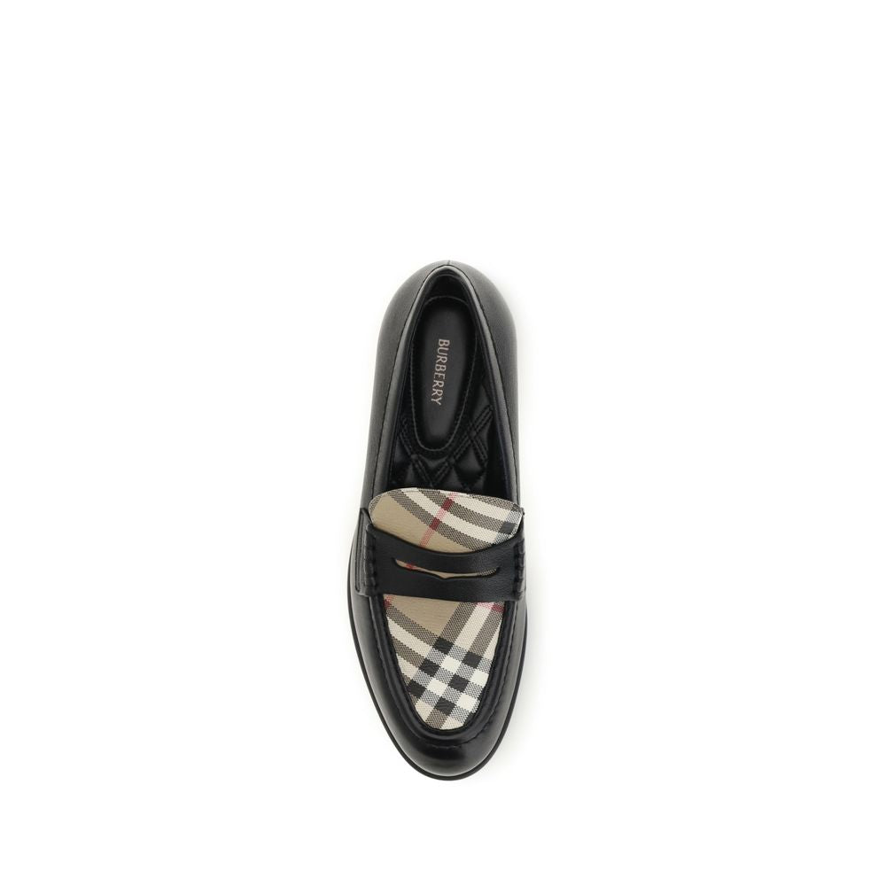 Burberry Black Lamb Ovis Aries Ballet Women's Flats