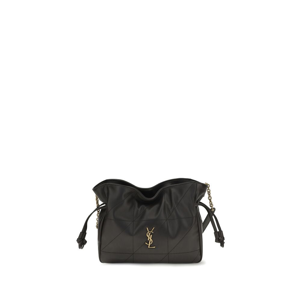 Saint Laurent Black Lamb Ovis Aries Clutch Women's Bag
