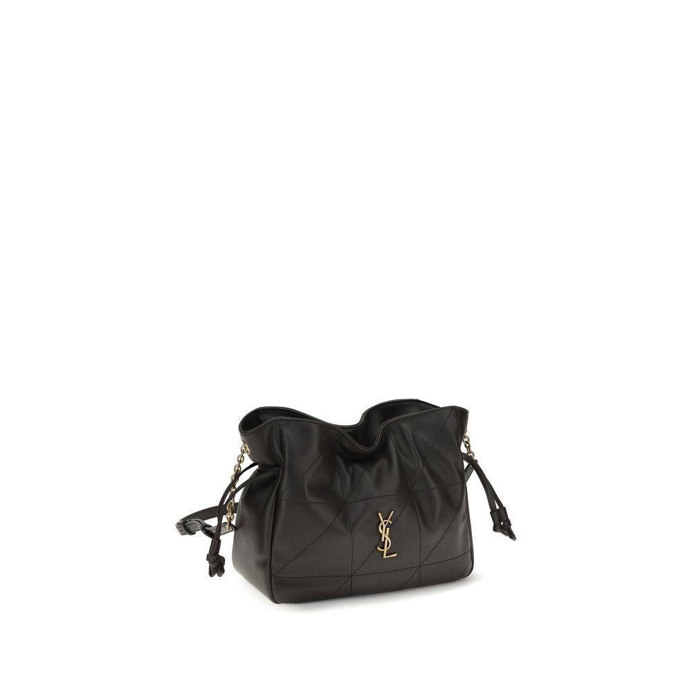 Saint Laurent Black Lamb Ovis Aries Clutch Women's Bag