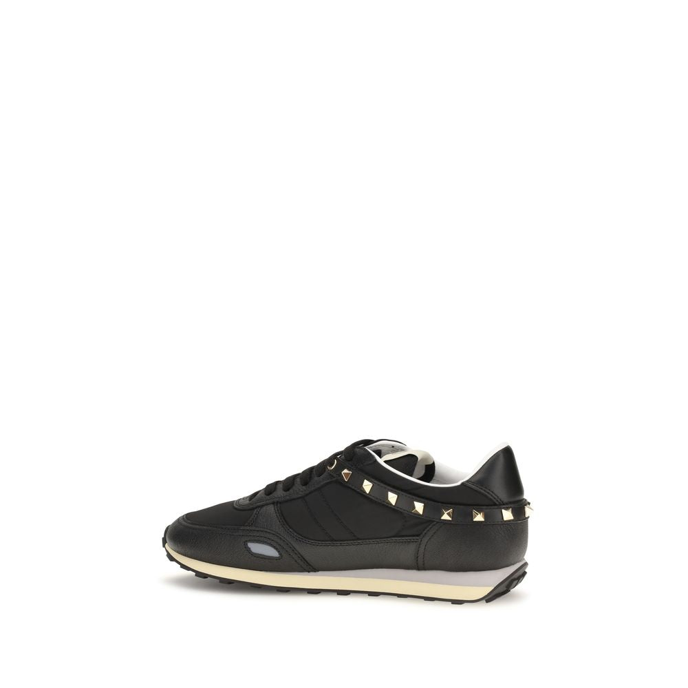 Valentino Garavani Black Polyamide Athletic Men's Sneakers