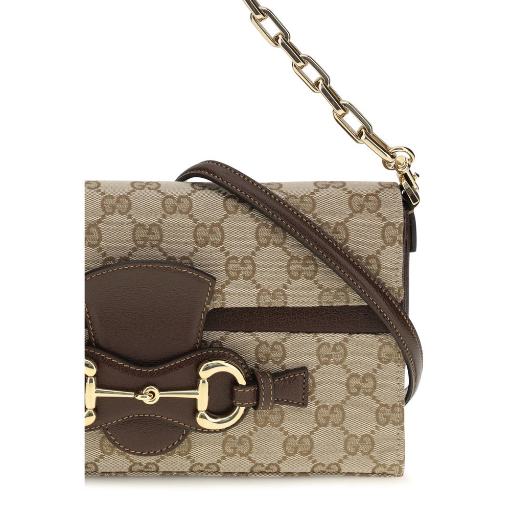 Gucci Beige Fabric Shoulder Women's Bag