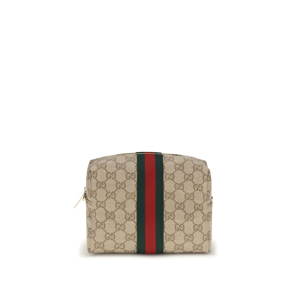 Gucci Beige Fabric Shoulder Women's Bag