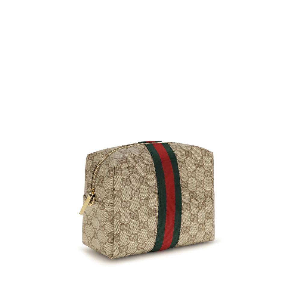 Gucci Beige Fabric Shoulder Women's Bag