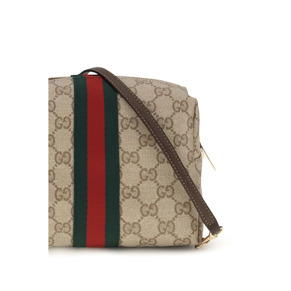 Gucci Beige Fabric Shoulder Women's Bag