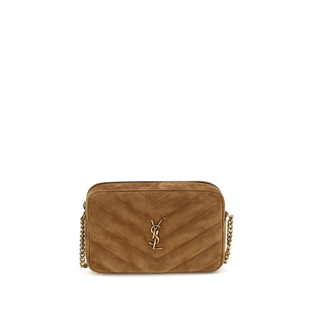 Saint Laurent Brown Calf Leather Bos Taurus Shoulder Women's Bag