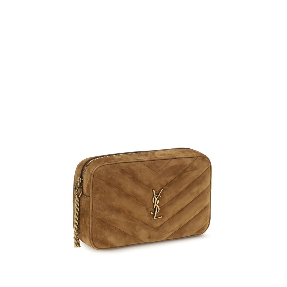 Saint Laurent Brown Calf Leather Bos Taurus Shoulder Women's Bag