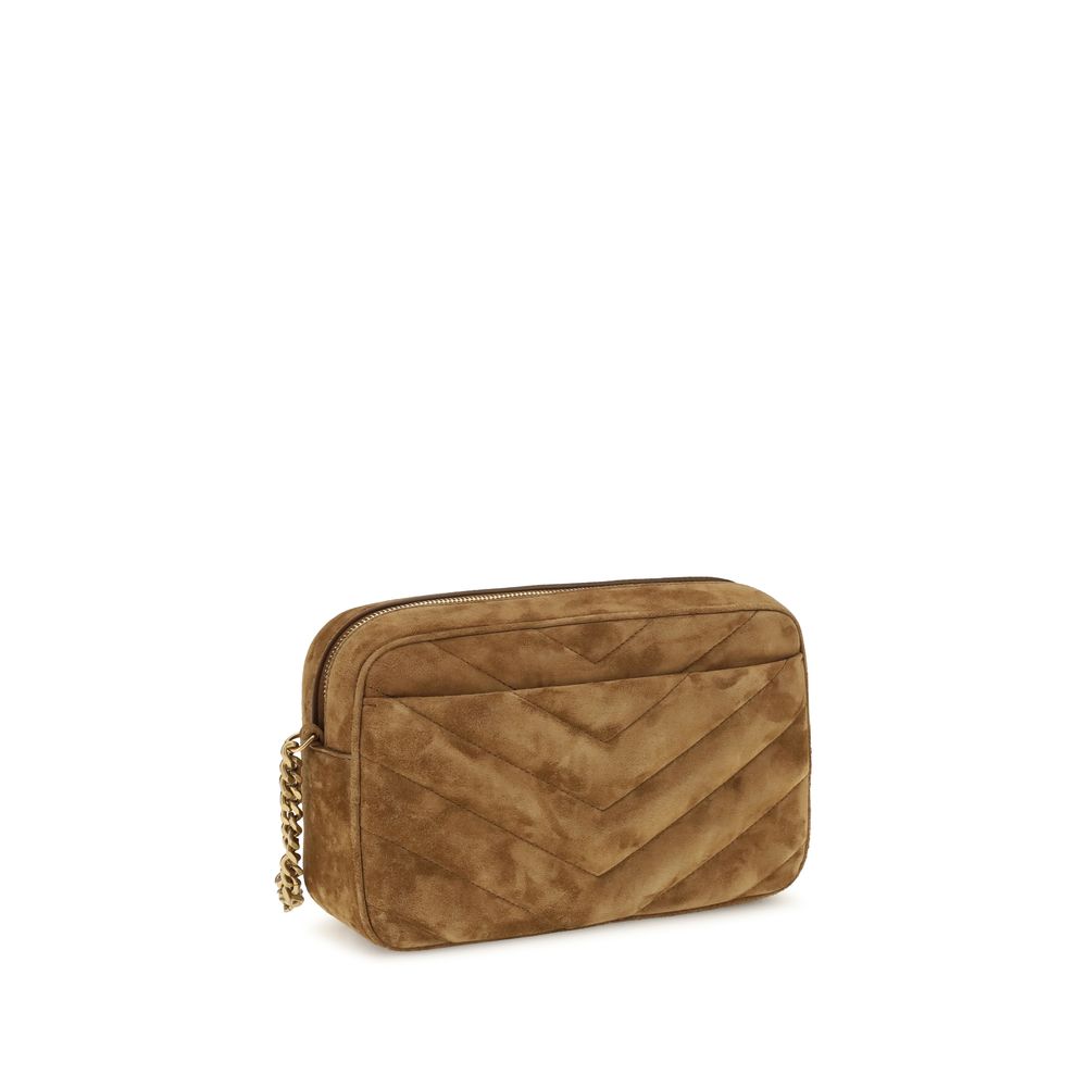 Saint Laurent Brown Calf Leather Bos Taurus Shoulder Women's Bag