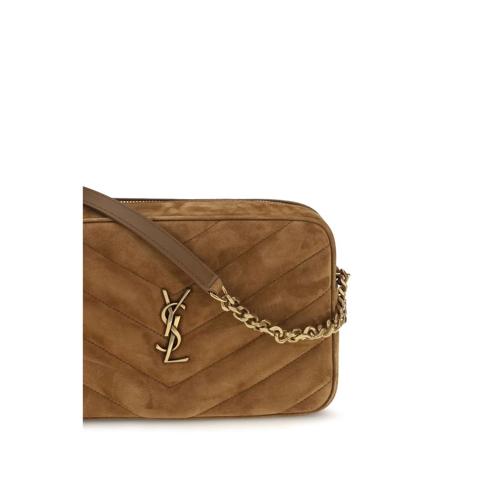 Saint Laurent Brown Calf Leather Bos Taurus Shoulder Women's Bag