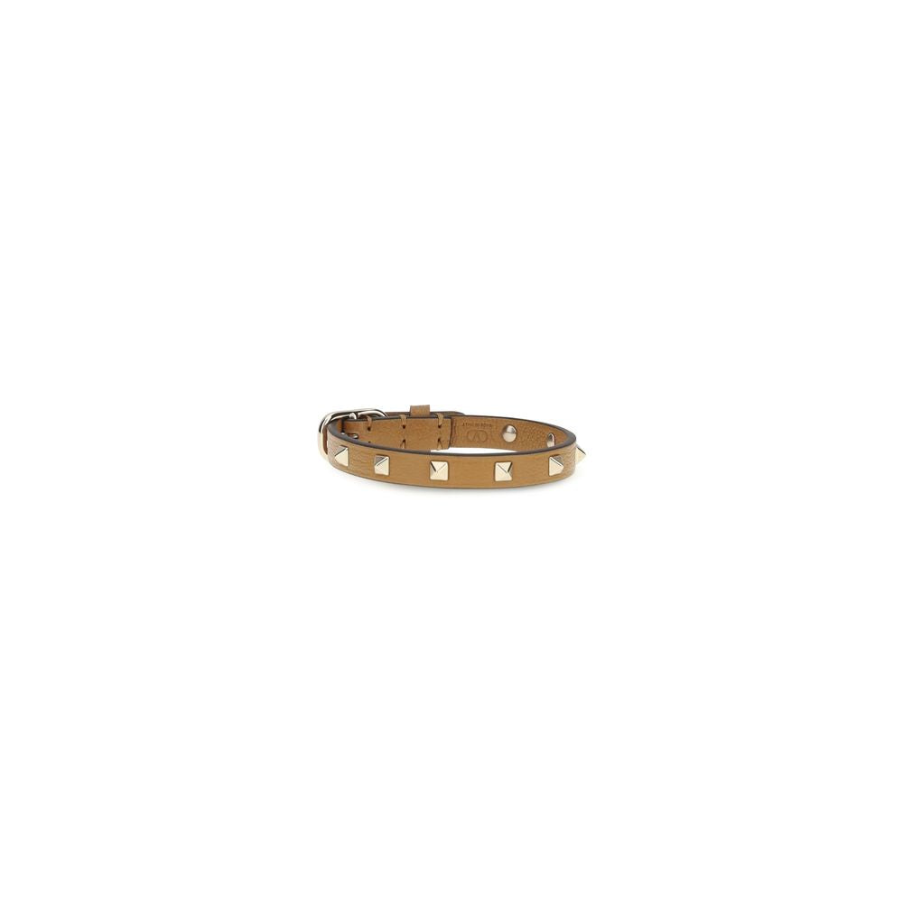 Valentino Garavani Brown Goatskin Women's Bracelet