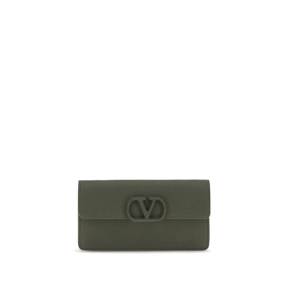 Valentino Garavani Bicolor Calf Leather Bos Taurus Women's Wallet