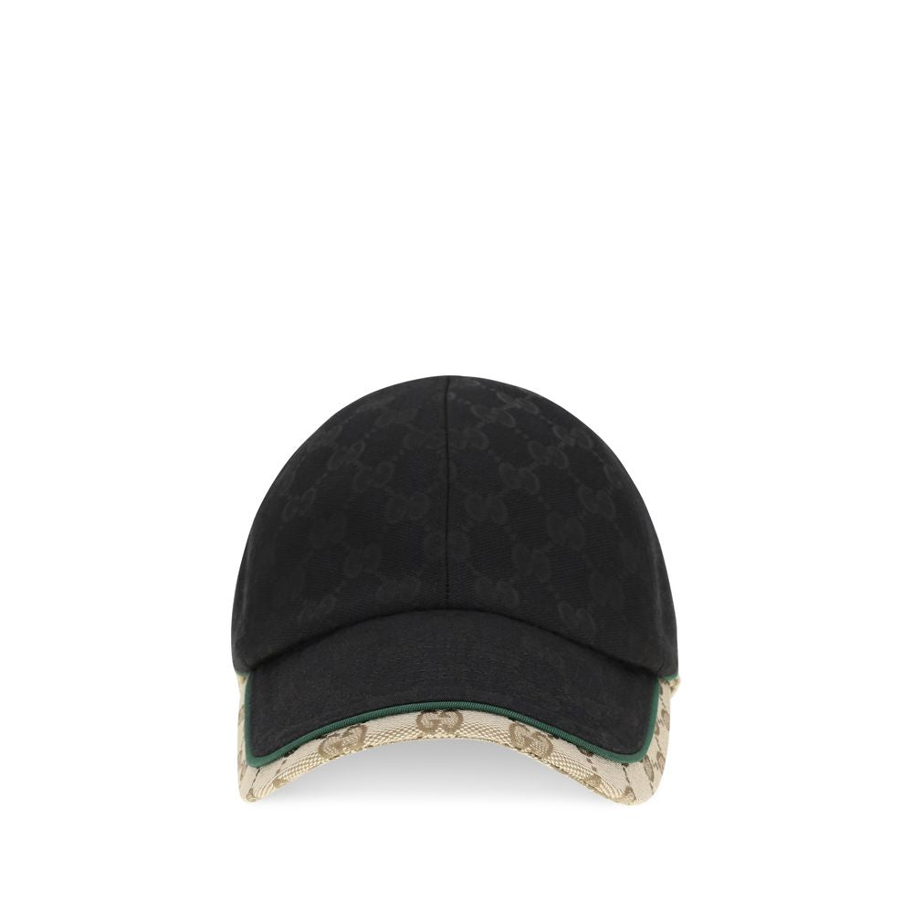 Gucci Black Polyamide Cap (Baseball Men's Hat)