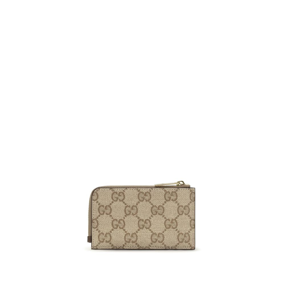 Gucci Beige Cotton Women's Wallet