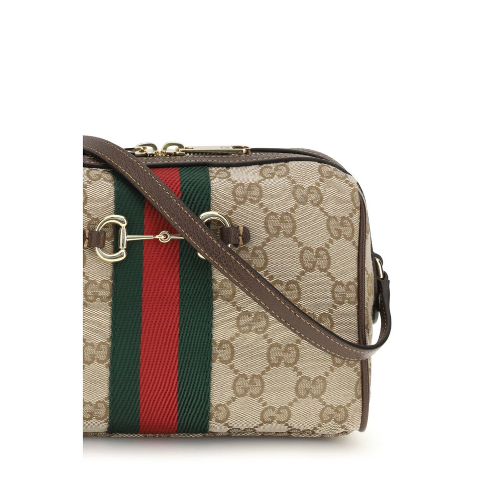 Gucci Beige Fabric Shoulder Women's Bag