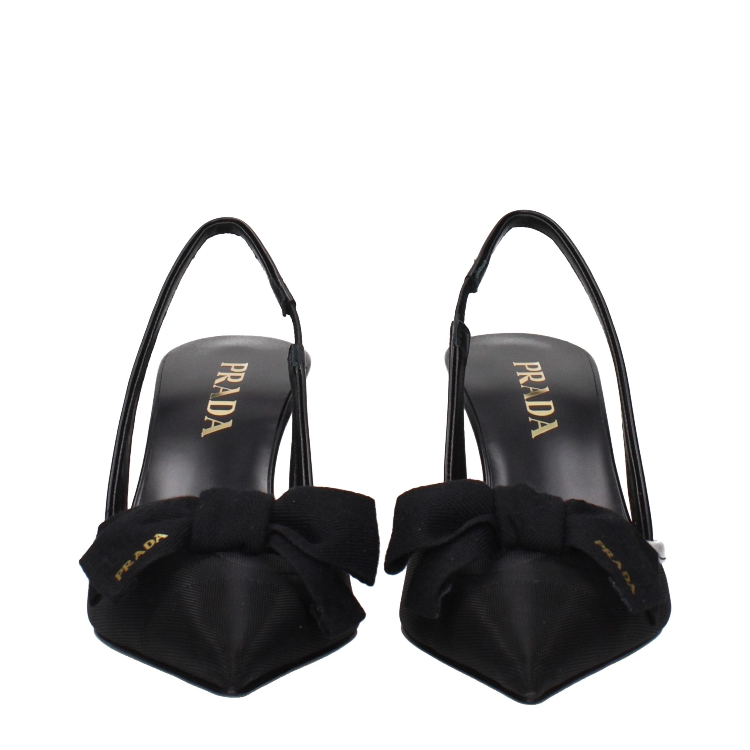 Prada Black Fibres High Heel Women's Pumps