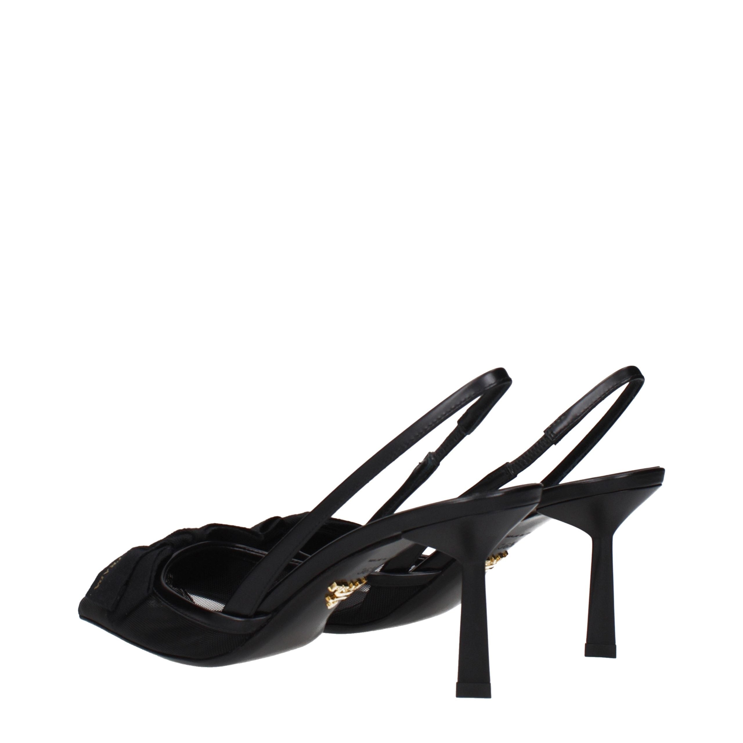 Prada Black Fibres High Heel Women's Pumps