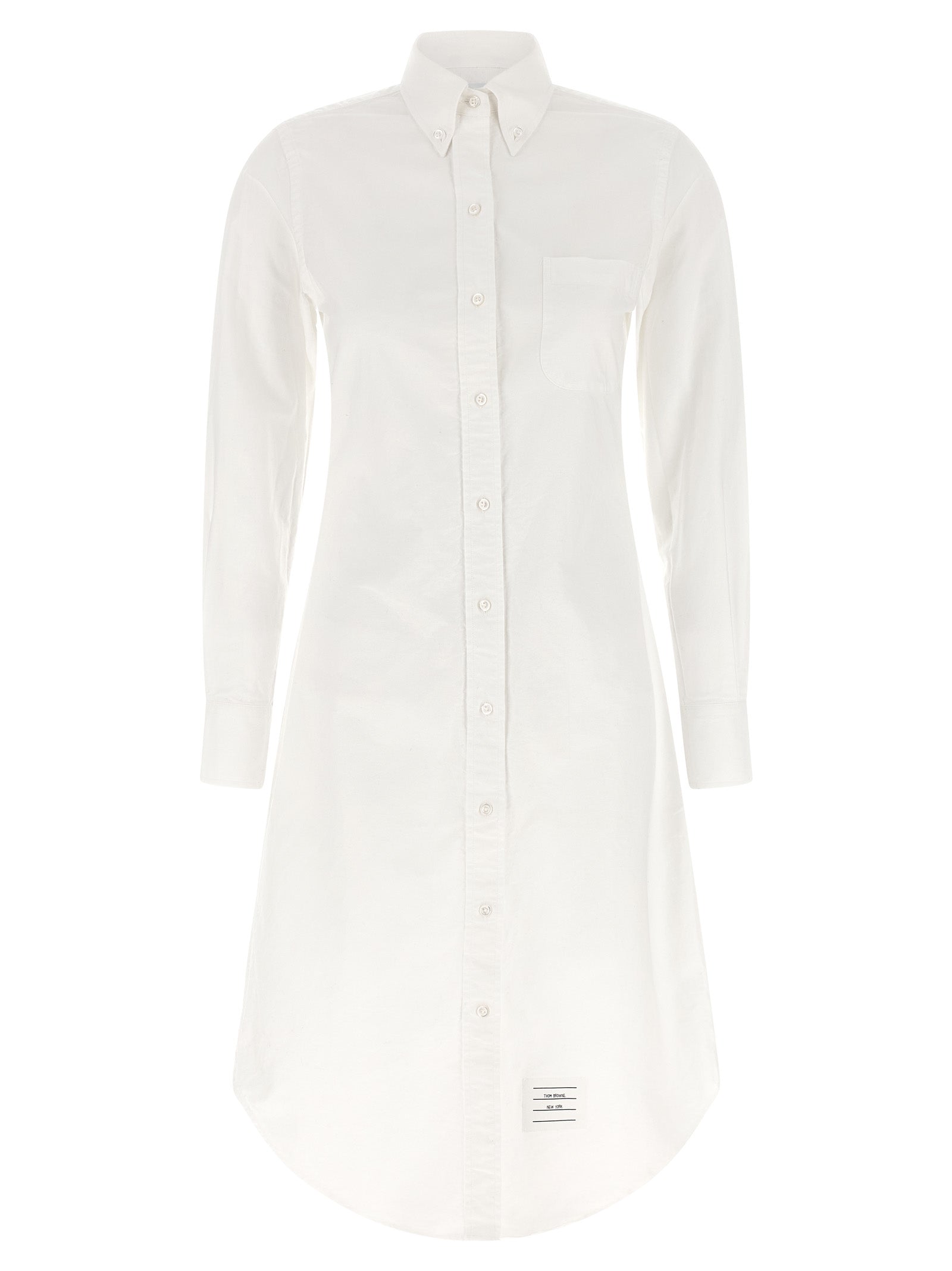 Thom Browne White Cotton Midi Women's Skirt