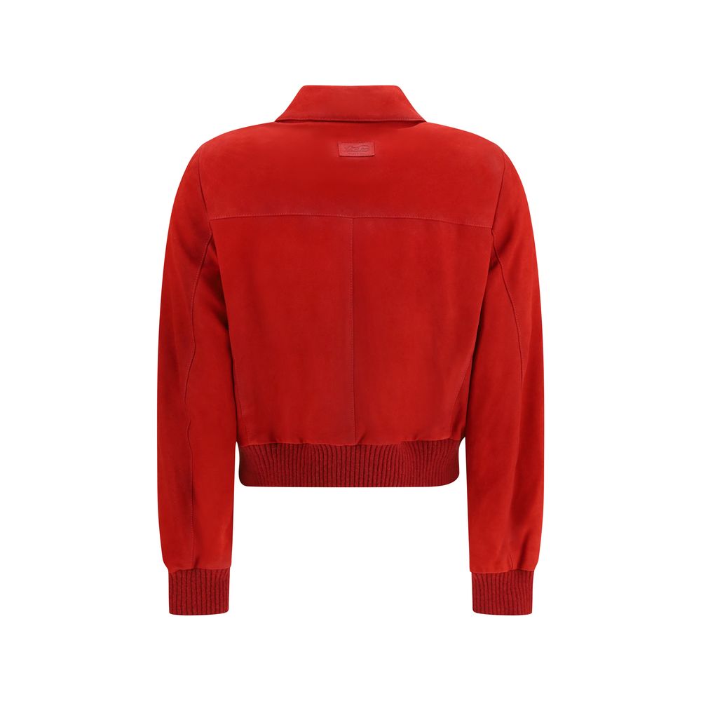 Valstar Red Goatskin Full-Length Women's Jacket