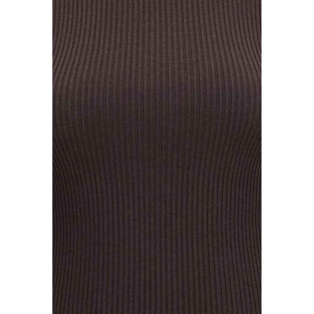 Wolford Brown Wool Oves Aries Women's Turtleneck