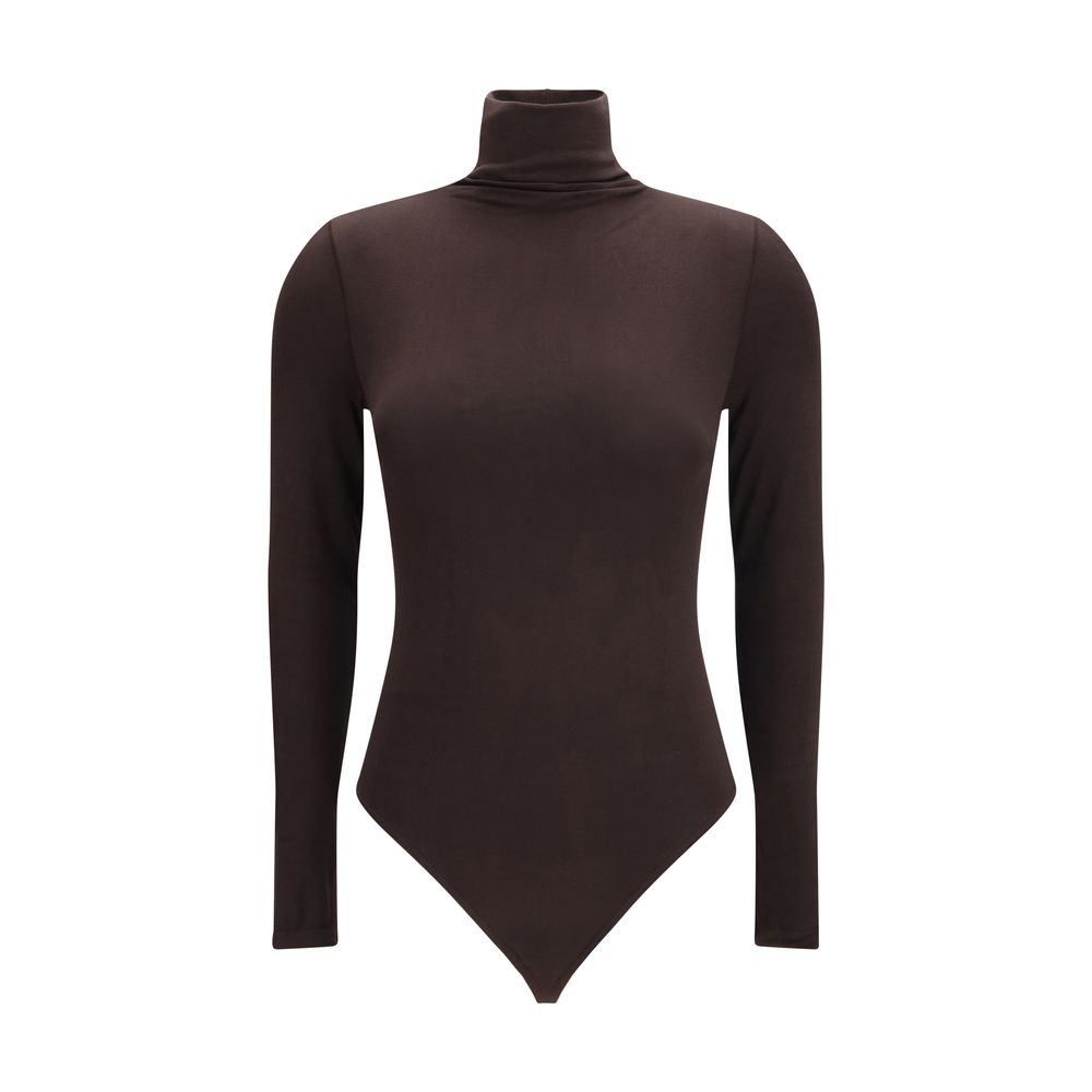 Wolford Brown Cotton Women's Bodysuit